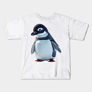 Cute Cartoon Penguin | Kawaii Kids T-Shirt